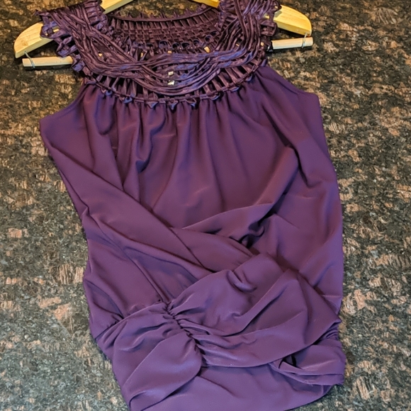 Perception Concept plum dressy top - Picture 6 of 6